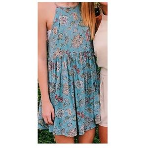 Blue Floral Dress